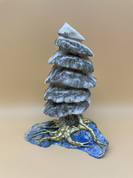 Binntree auf Ultramarin-Lapis